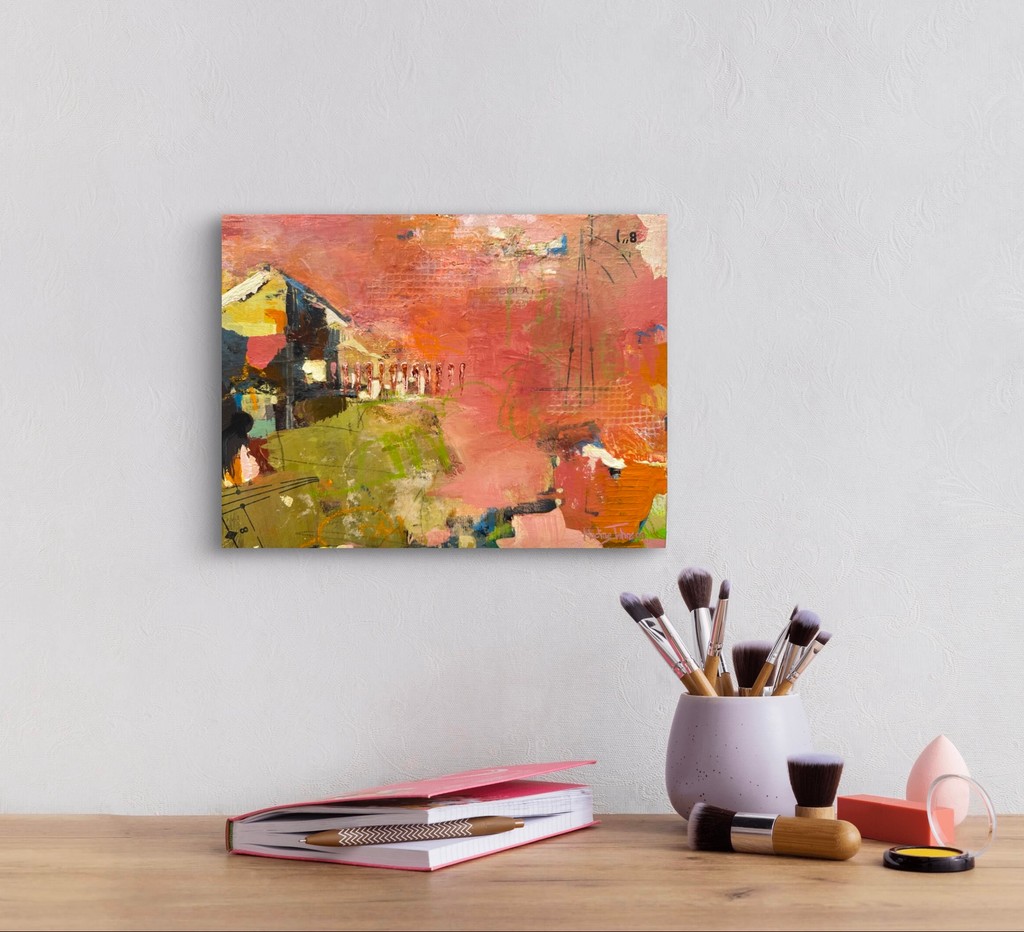 Sometimes there is a painting that says it all, and this little treasure is one of them. "Memory Lane" was the painting that sparked this new direction for me. If you want to see her in person or online you can visit H Squared Gallery in Fernie, BC.

"Memory Lane"
9" x 12"