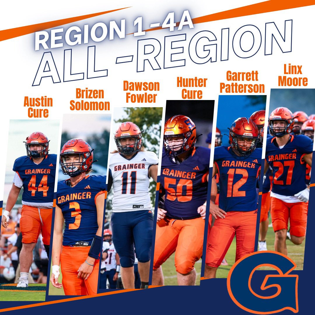 Congratulations to our Grizzlies that were selected to the All Region 1-4A Team! This is a great group of guys and can’t be any more proud of them!