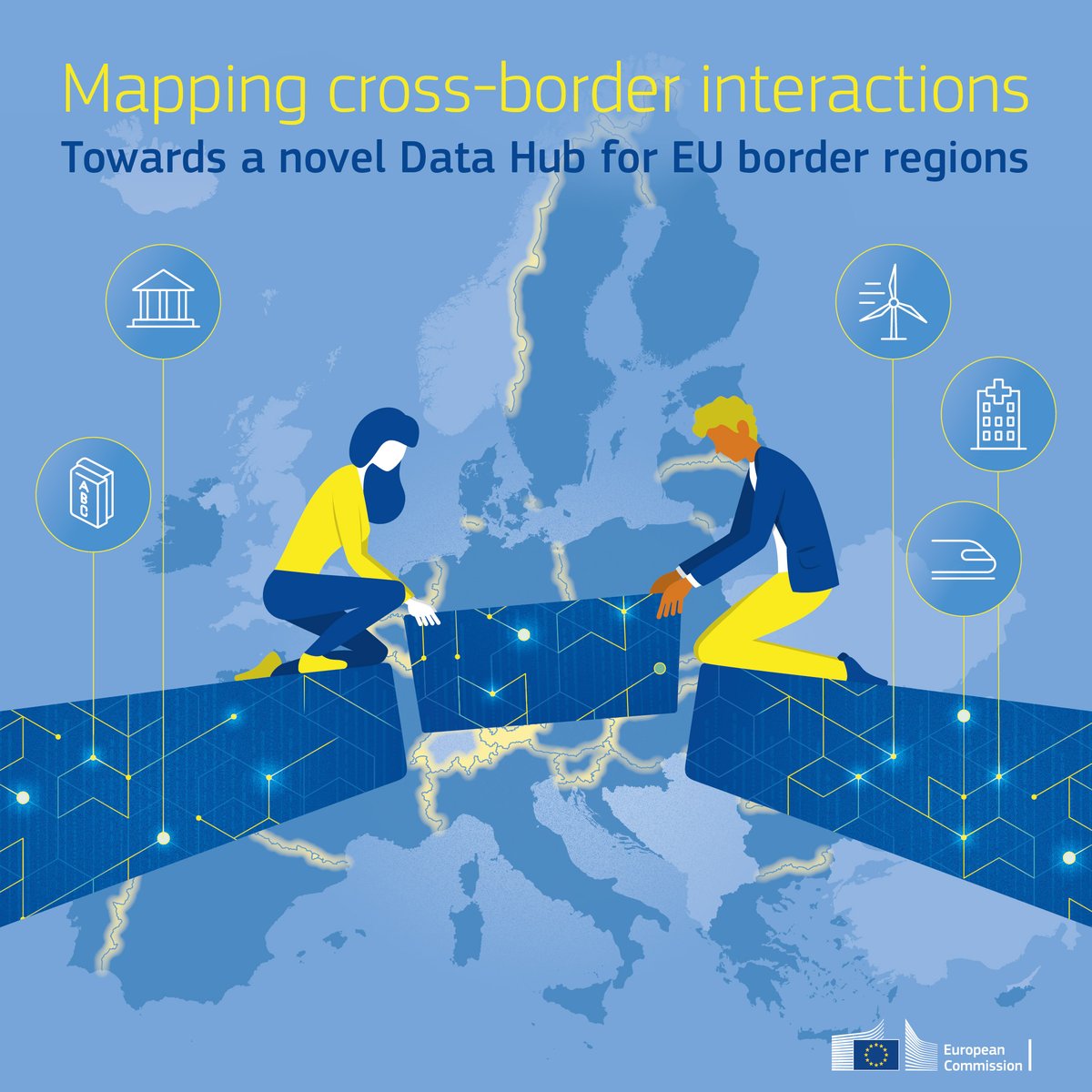 🥳Today we launch the new data hub for🇪🇺 #BorderRegions!

Borders still present challenges to cooperation.

💡The Data hub offers data on cross-border interactions in many domains to support evidence-based policies.

👉urban.jrc.ec.europa.eu/across?lng=en