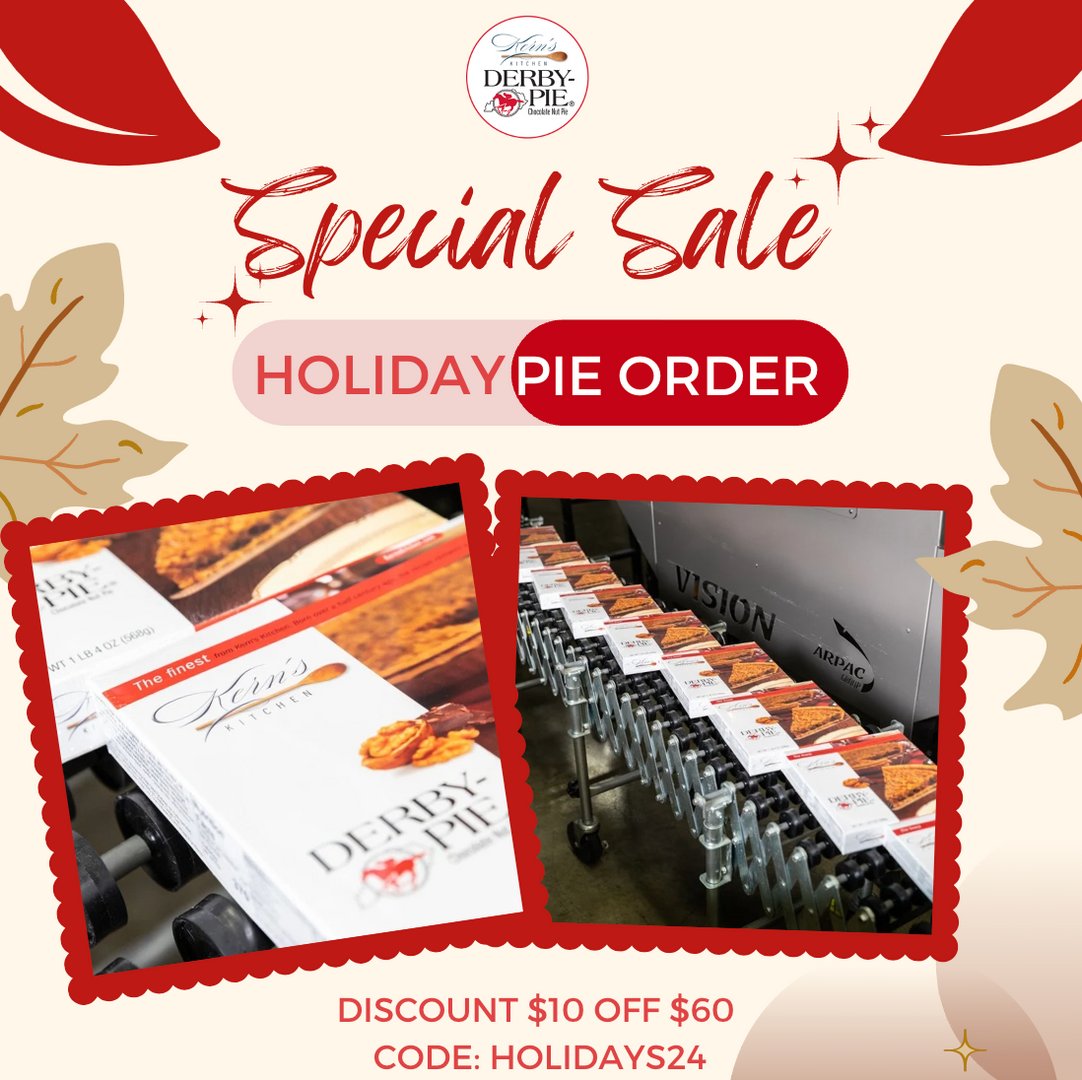'Tis the season for pie! 🥧

To make your holiday baking a little easier, we're offering $10 off your holiday pie order of $60 or more. Use code Holidays24 at checkout.
Order now to ensure your favorite pies arrive in time for your Holiday gatherings.
