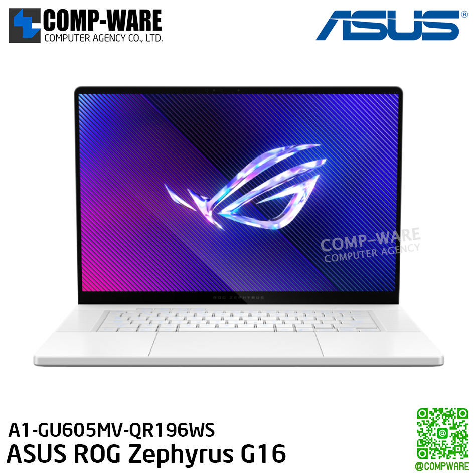 compware's tweet image. ASUS ROG Zephyrus G16 / 16-inch / Intel Core Ultra 9 / NVIDIA GeForce RTX4060 / 16GB / 1TB PCIe 4.0 NVMe M.2 SSD / Win11 Home / A1-GU605MV-QR196WS / GU605MV-QR196WS
---
☛ Line : @compware
☛ E-mail : contact@compware-agency.com
☛ TEL: 081-875-2497
#compware #compwarecomputer