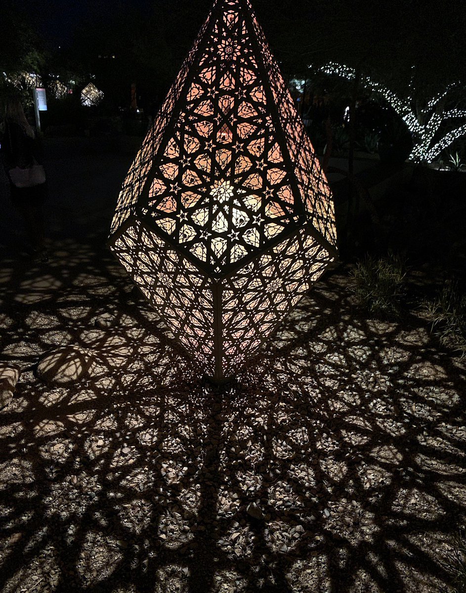 RobFathauerArt's tweet photo. Installation by HYBOCOZO at the Desert Botanical Garden yesterday evening https://t.co/f8sv1WbTFj