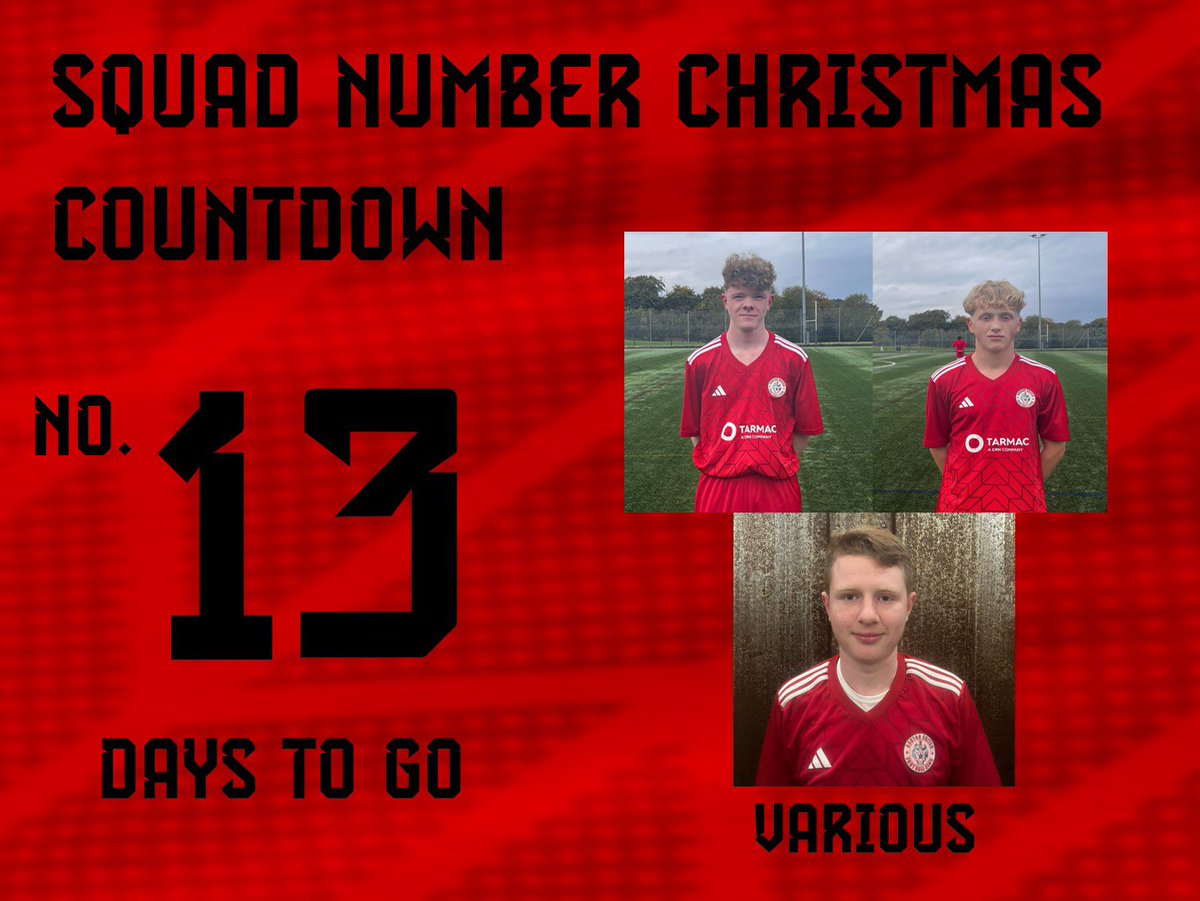13 is unlucky for some, not for these 3 youngsters who have joined up with the squad over the past few months from <a href="/AshtonUtdYouth2/">Ashton United FC U18s</a> 

13 Days to go!!!