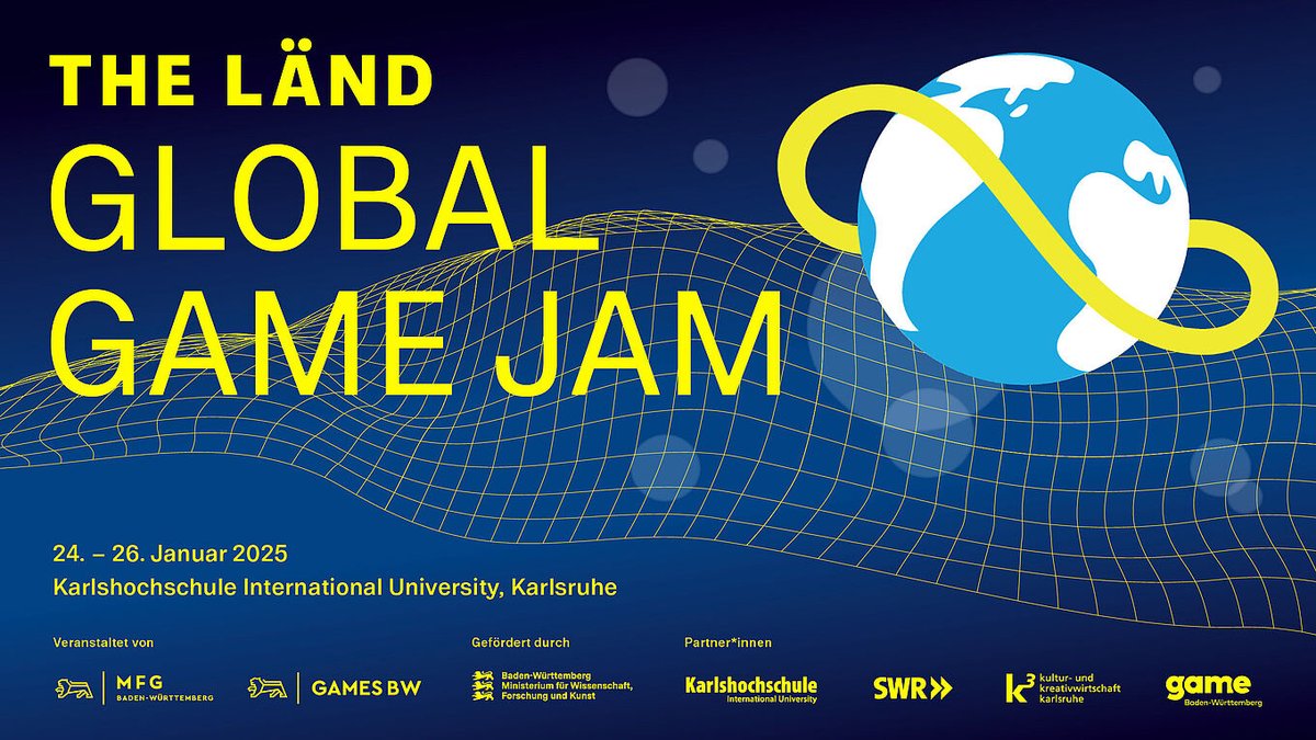 Ficorest's tweet photo. 🎮 48 Stunden pure Kreativität: Der THE LÄND Global Game Jam 2025 🎨✨
📅 Save the Date: 24.–26. Januar 2025
👉 Mehr Infos: https://t.co/fVeq6p20HA
@MFG_Film_Fund https://t.co/LqueMpLQf6