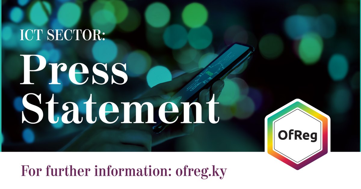 PRESS STATEMENT: It has come to OfReg’s attention that Infinity Broadband Ltd or “C3”, which is an OfReg ICT Licensee, has issued a notice to its current customers regarding ongoing legal matters between C3 and OfReg.

Read the full press statement  zurl.co/lGCJ9.