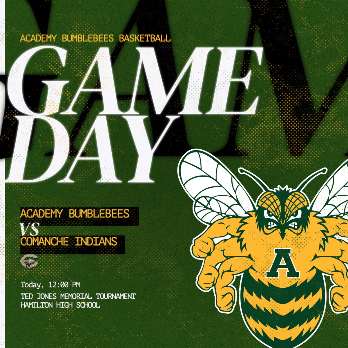 Bumblebees are in action today vs Comanche in the first game of the Ted Jones Memorial Tournament in Hamilton at noon.