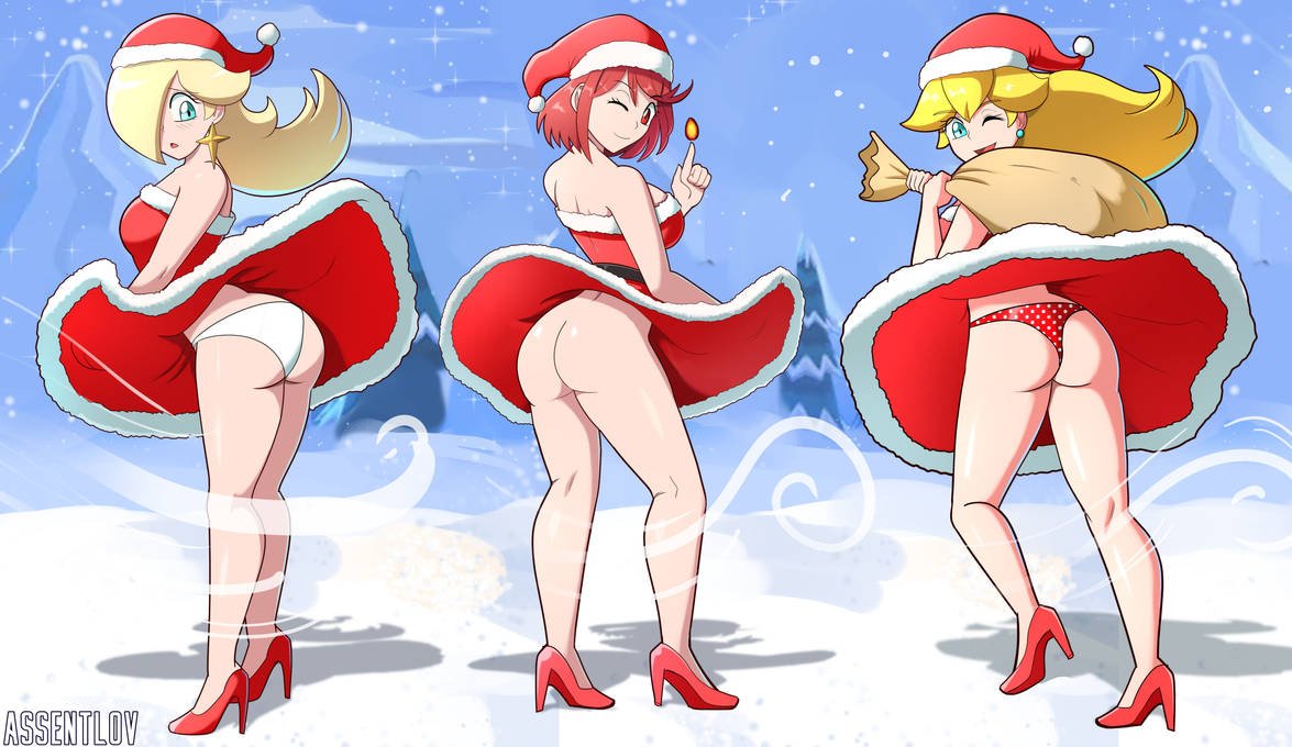 Assentlov's tweet photo. Good morning with Rosalina, Pyra and Peach ! https://t.co/4tPrx3tbr4