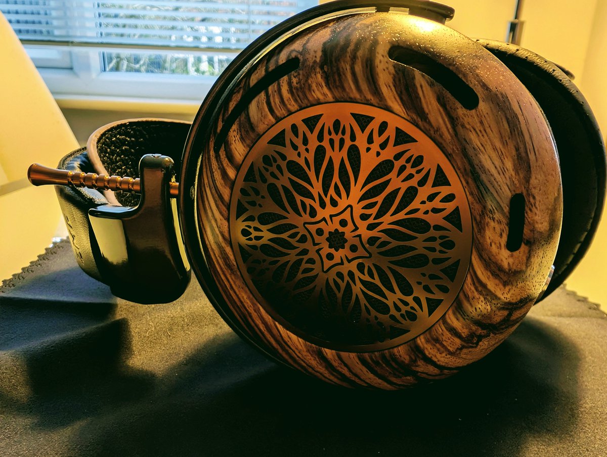The_Vinyl_Life's tweet photo. A lovely addition (at long last) to the Vinyl Life. ZMF Atrium ltd zebra wood. https://t.co/uUeHLySgcu