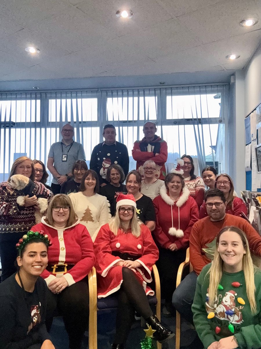#ChristmasJumperDay was celebrated today by staff (inc unoffical office mascot...Bailey) 
Donations to participate were made to charity - our year long fundraising for dress down days concludes next Friday with a charity selected at random from staff suggestions
Ho, ho, ho 🎅