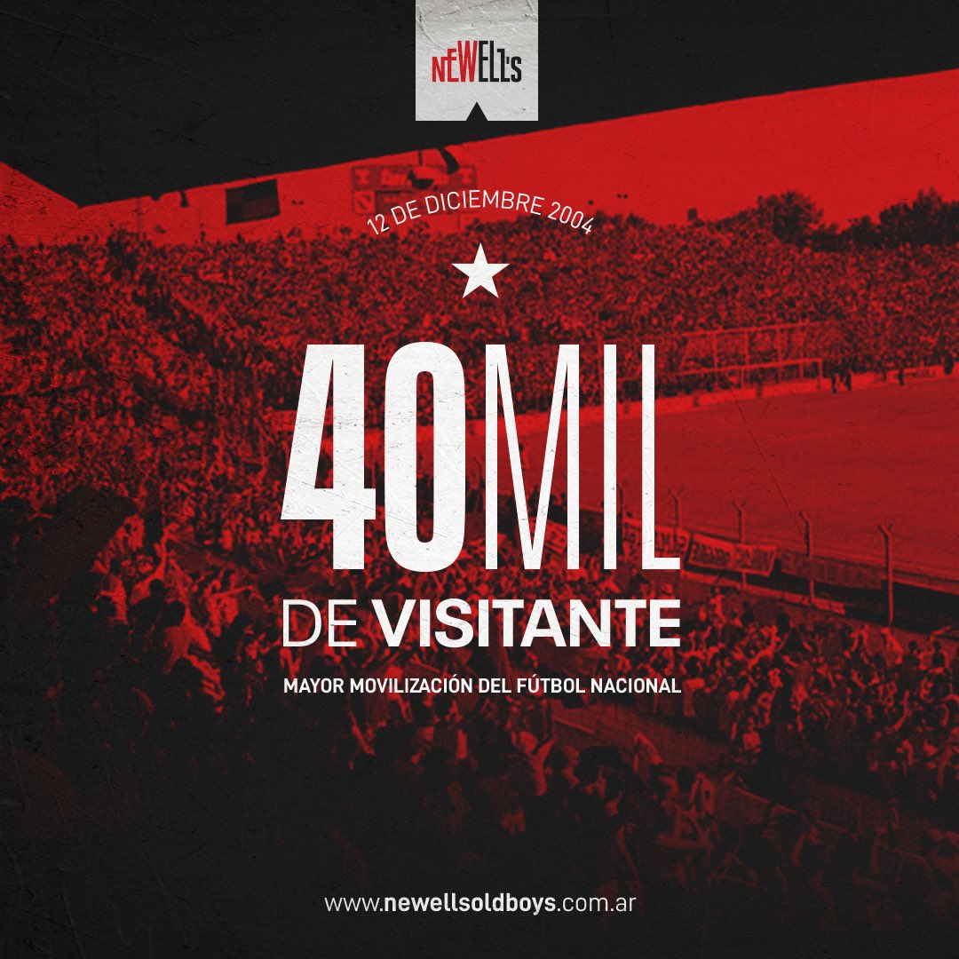 Newells's tweet photo. ¡La que llevó 40 mil a Avellaneda! 🚩🏴 https://t.co/F4C9IpaGPQ