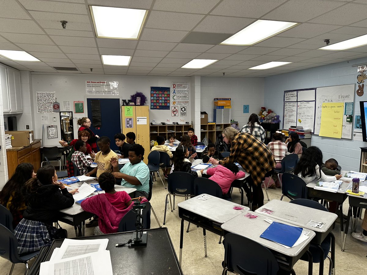 Co-teacher Mrs. Camp came up with a rhyme for poetry to help students find Theme!