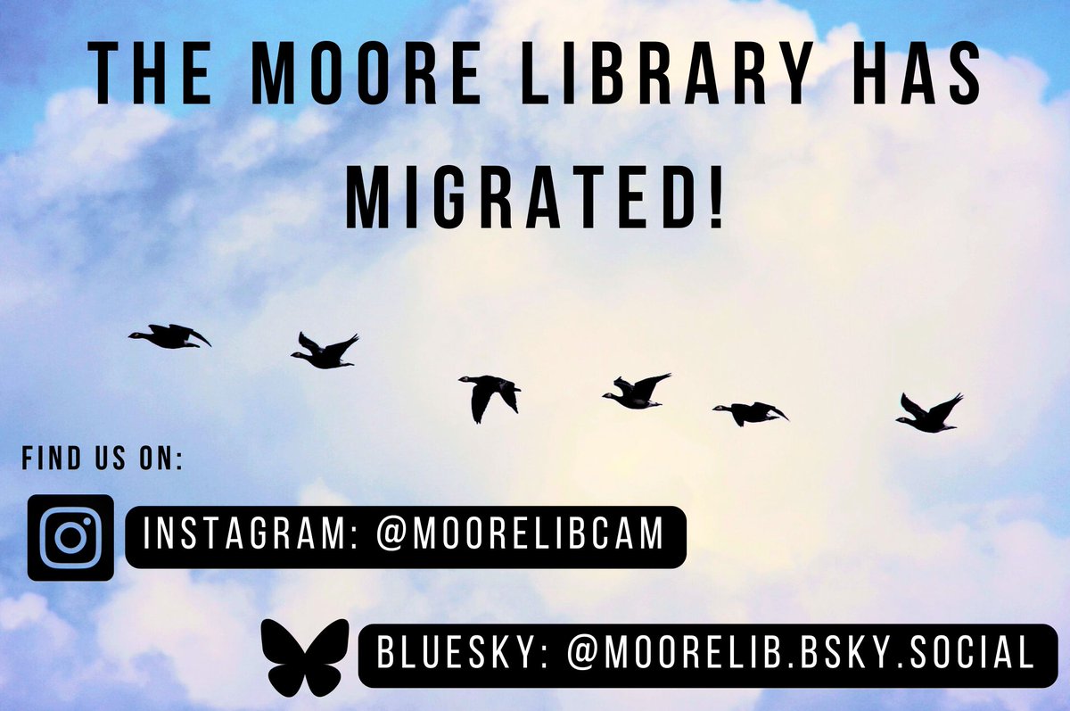 Moore Library (Inactive account) tweet media