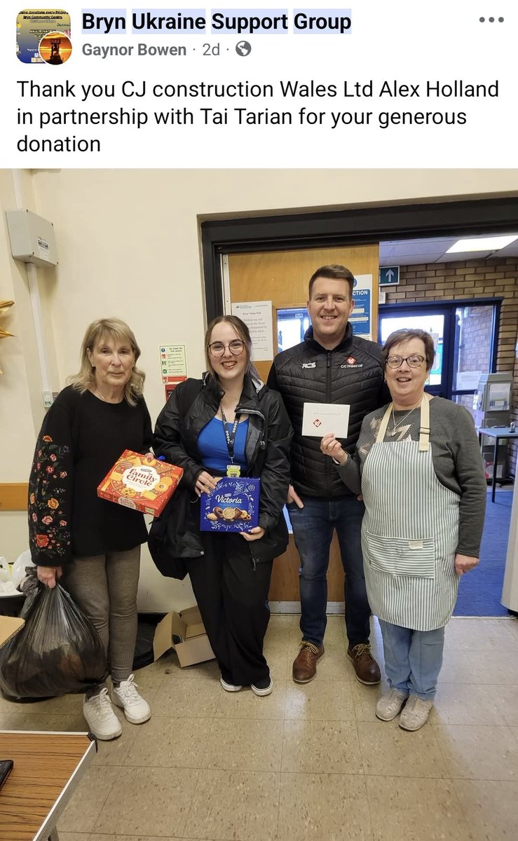 As part of our commitments to the community, the pleasure was all ours to see firsthand the selflessness and generosity of all those involved with the Bryn Ukraine Support Group.

Hats off to you 👏👏👏

In partnership with <a href="/TaiTarian/">Tai Tarian</a> and our Rofton Bungalows site. 

#RoftonMark2