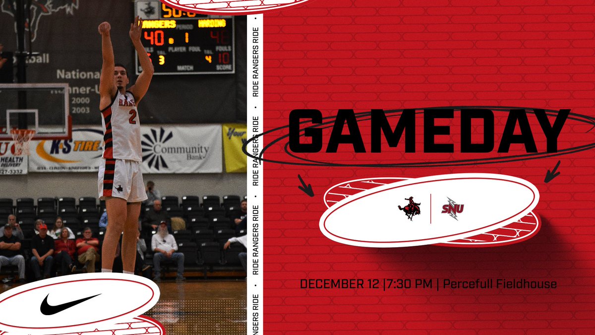 Rangers are home this evening against Southern Nazarene in Percefull Fieldhouse! Tip-off scheduled for 7:30 PM against the Crimson Storm! 
#RRR 
watch:nwosu.tv
Stats: riderangersride.com/sidearmstats/m…
Radio: alvaradio.com
