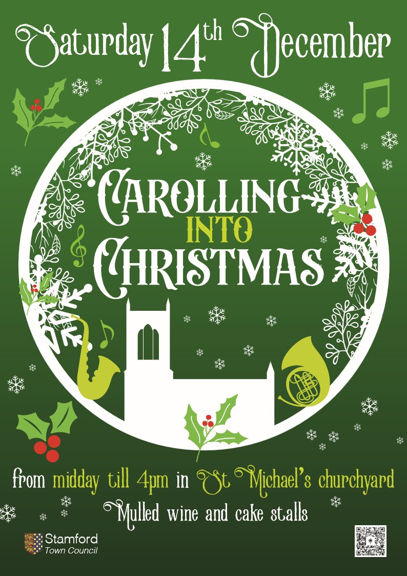 Our rearranged Carolling into Christmas event will take place in St Michael's Churchyard this Saturday between midday and 4pm.

There will be music from Rutland &amp; Stamford Sound to get you in the mood for Christmas and plenty of tasty treats available to purchase.

🎄🎅☃️