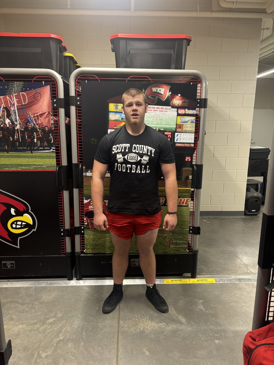 Lucas Fint! Beast! 1000 LB Club as a Frosh! 345 Bench/450 Squat/205 Clean! #FootballMattersHere