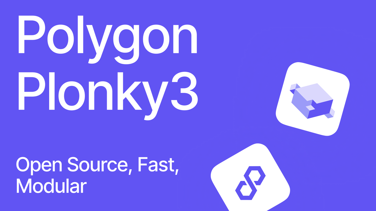 RightSeNN's tweet photo. ๐ Congratulations to Polygon! ๐
Plonky3 is once again the fastest ZK proving system! ๐๏ธ๐จ
This open-source tech is setting new standards in scalability and efficiency for the blockchain space. ๐๐ช #Polygon #Plonky3 #ZKProving #Blockchain https://t.co/qp8NXDdntp