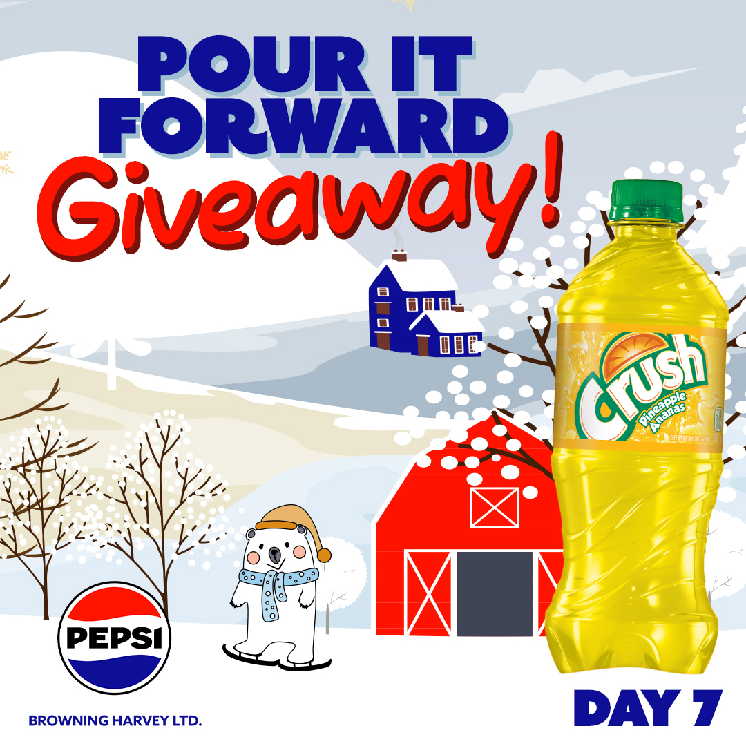 We're Pouring it Forward with some Pineapple Crush for one lucky fan, PLUS $100! All entries go towards our GRAND PRIZE of $250 for you and $250 for your charity of choice! Just follow our page, like this post, and tag a pal below! *NL residents only, proof of address required.