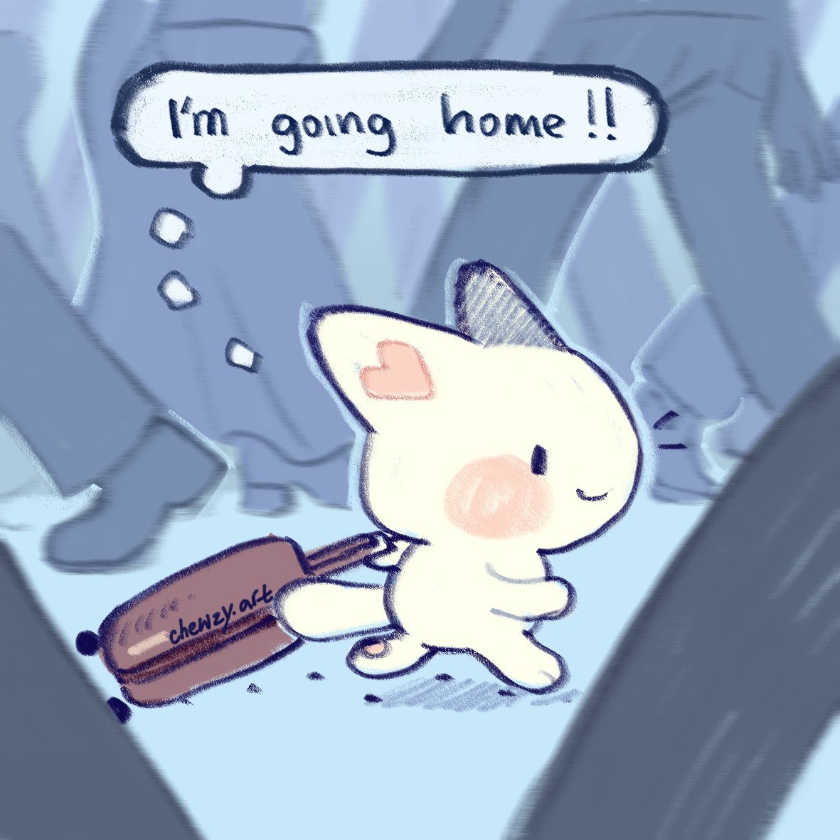 chewzy_art's tweet photo. i’m going home comic i made https://t.co/sXmw7B5fM4