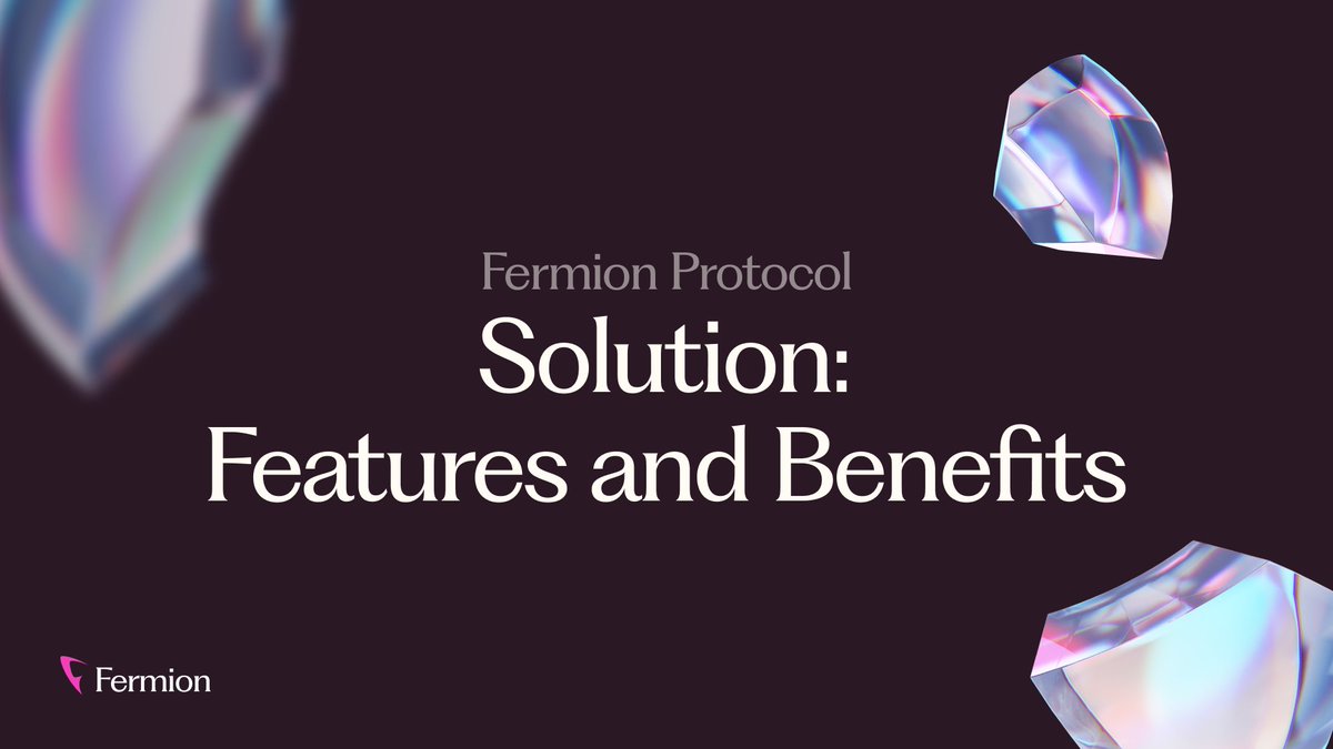 📖 Dive into the #FermionGreypaper series! Today, we’re exploring how Fermion Protocol revolutionizes #RWAs through trusted verification, fractionalization, incentivization, and DeFi interoperability.

Ready to unlock the potential of tokenized assets? Let’s dive in! ⬇️