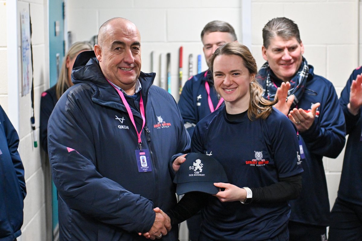 🇬🇧 Forward Katherine Gale becomes the 11th player to reach the 50-cap milestone as Great Britain play Latvia today in the women's Olympic Qualifiers → tinyurl.com/mry3z9bv

🎟 Buy tickets from the iceSheffield Box Office 
📺 Webcast → icehockeyuk.tv