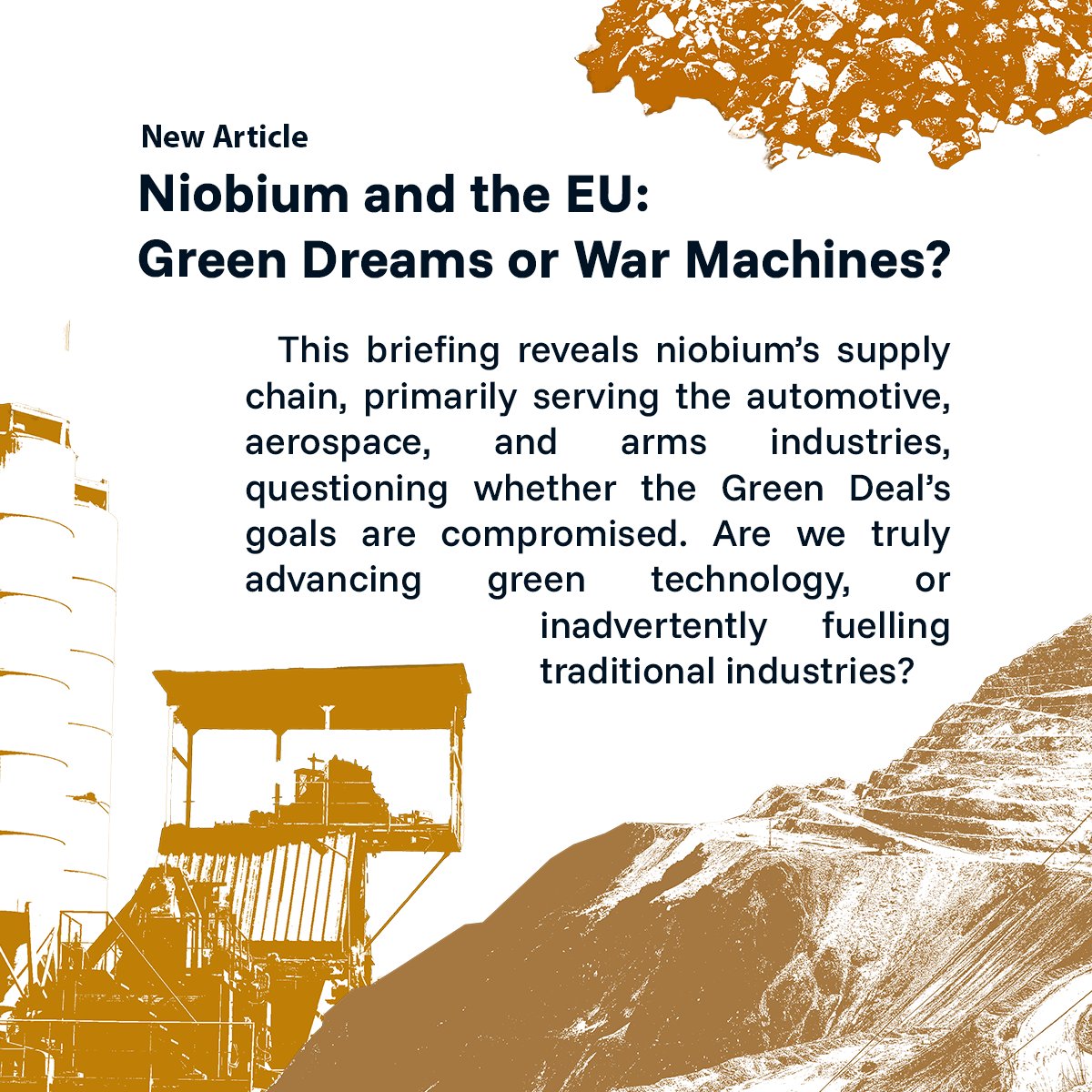 Thrilled to see our <a href="/mappingdeglob/">Mapping (De)Globalization (MDG)</a> team join the brand new Critical Minerals Observatory with a report on the #niobum supply chain coauthored with <a href="/TNInstitute/">Transnational Institute</a>, <a href="/Greenpeace/">Greenpeace International</a>, and @Resourmatters 

corpwatchers.eu/en/investigati…