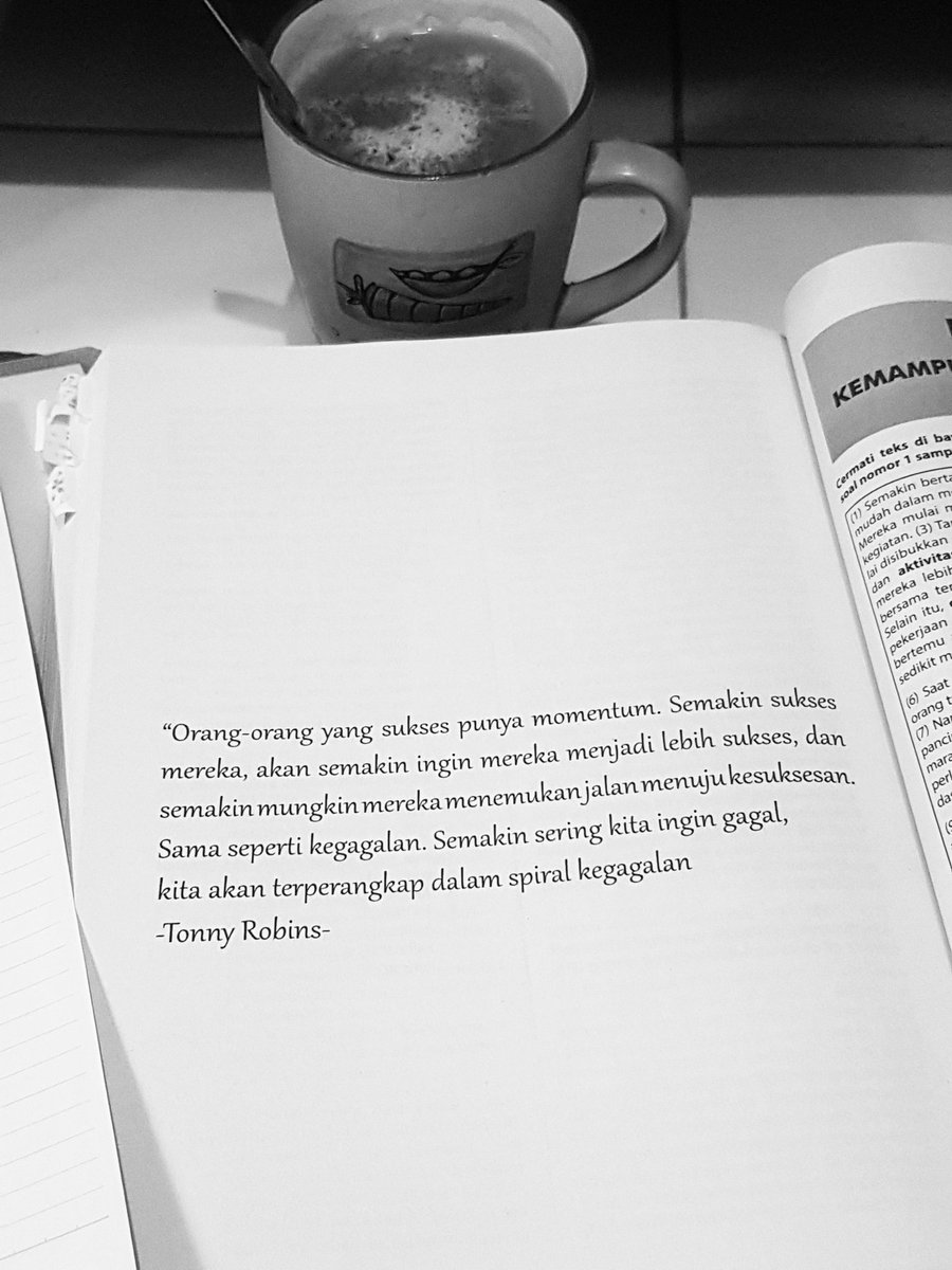 Quotes of the day from buku Wangsit 2024 semoga tahun depan gw loloss PTN! AAMIINN
