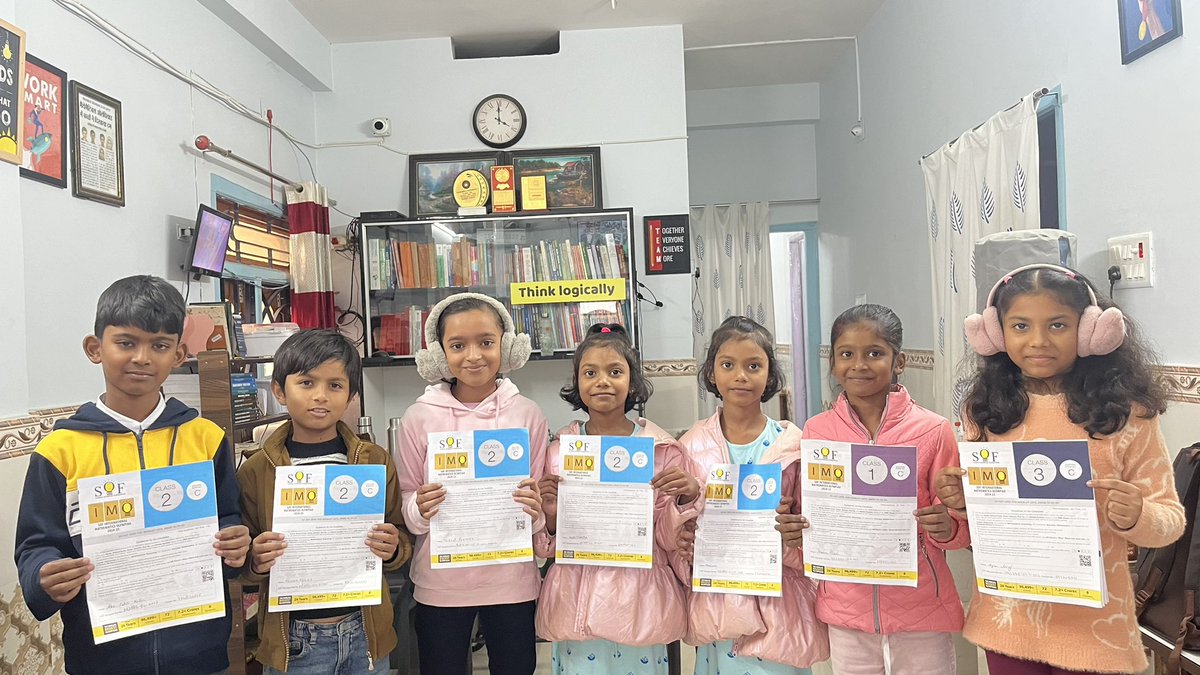 AkbarClasses's tweet image. 🎉 SOF IMO 2024-25 Conducted at AKBAR CLASSES!

Proud to host the IMO Level 1 Exam today, 12th Dec 2024. Kudos to our students for their focus and passion for mathematics! Best wishes for the results! 🌟

#SOFIMO2024 #AKBARCLASSES #ThinkLogically #MathOlympiad