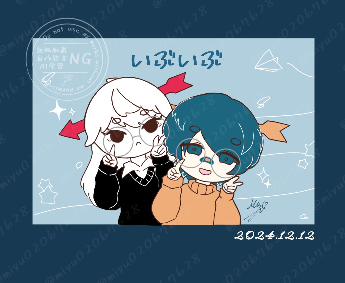 miyu02067628's tweet image. 🐈‍⬛💙𓂃𓈒𓏸

#Eve家
#いぶいぶの日
#offscript