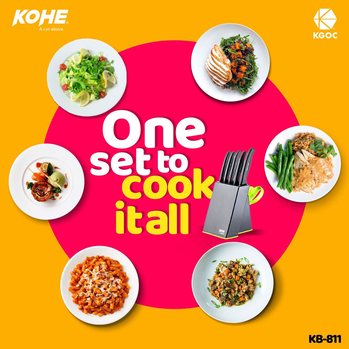 KgocKohe's tweet image. One Kohe Knife Block to rule them all! From slicing to dicing, we&apos;ve got every cut covered. 

Get ready for effortless cooking and unmatched precision.

#KoheKitchenEssentials #KoheKnifeBlock #KoheKnife  #CulinaryCompanion #CookingWithCharacter #ACutAbove #KoheEssentials