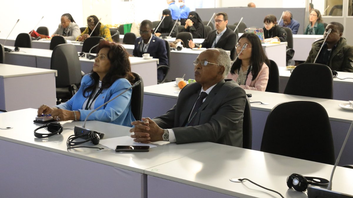 hawelti's tweet photo. MoA delegation participating at COP-16 of the UN Convention to Combat Desertification in Riyadh presented,, yesterday, a paper and a documentary video on the following themes:
*Range of measures undertaken by the country to mitigate and combat desertifcation and land degradation;
*MoA's Five-year (2024/2028) Strategic Plan anchored on the mantra: "Safe and Nutritious Food for Everyone: Everywhere";
*MoA's Small and Productive Farm Plot (SPFP) Strategy that includes semi-arid regions of the country to mitigate effects of drought and improve productivity per unit land.