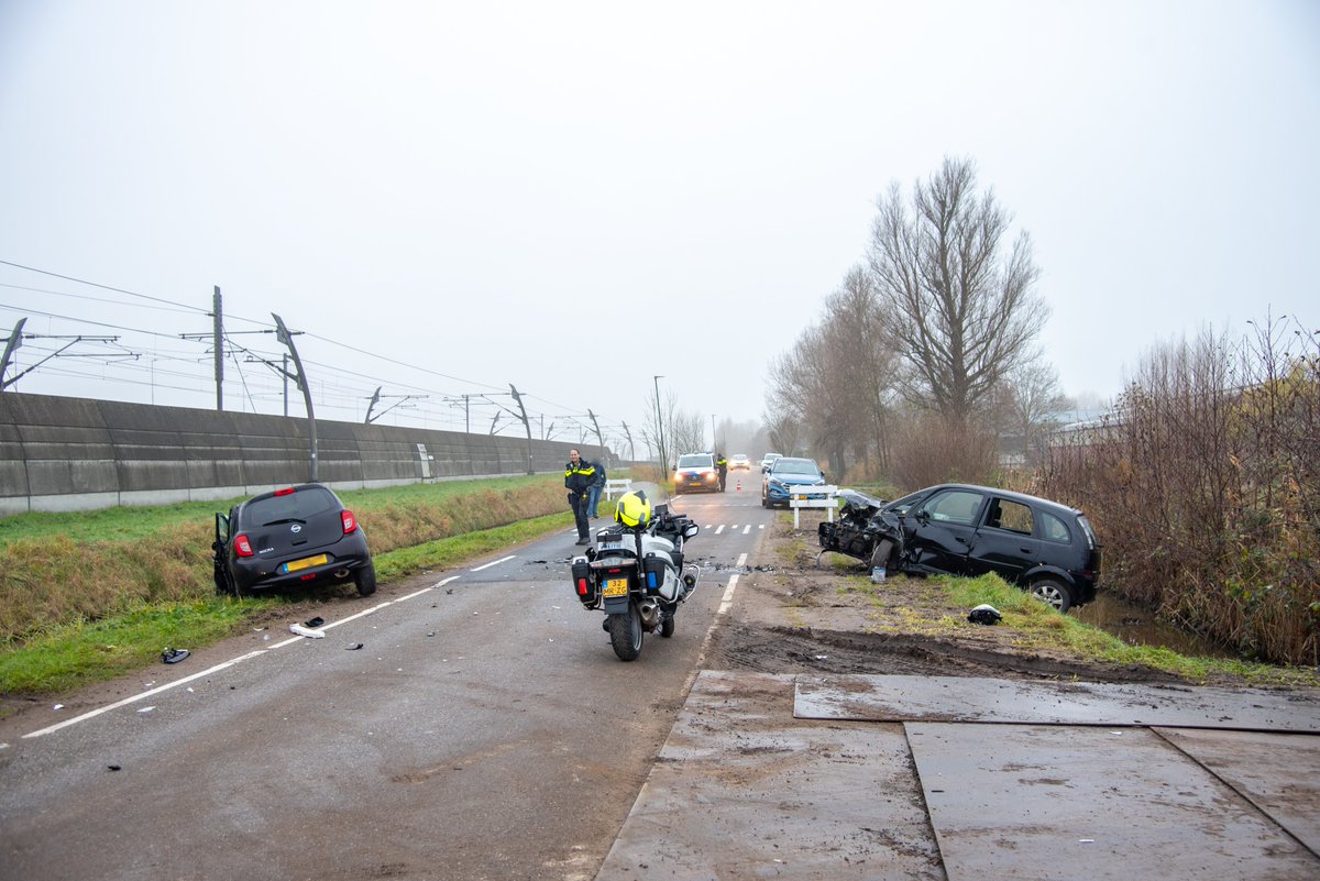 Twee gewonden bij ongeval in Schelluinen