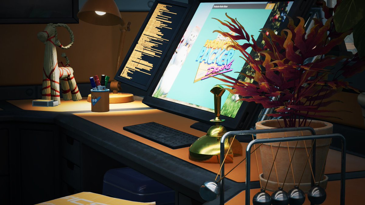 GoldenJoysticks's tweet photo. Wait, that looks familiar… 👀 

@SatisfactoryAF are proudly displaying their Golden Joystick Award for PC Game of the Year IN the game itself! 

The latest patch added the golden trophy to The HUB. We love to see it. https://t.co/SLO7gUPyuo