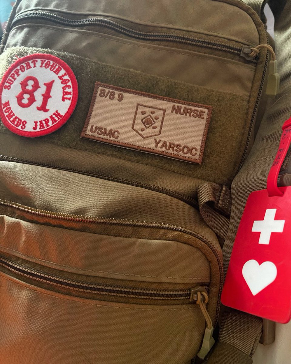 BX841okazaki's tweet photo. Mybag.&CoyoteNewpatch!!
コヨーテのパッチを作りたい人は841に相談しててて❤️どうしたいとか。
#yarsocpatch #yarsoc #usmc #岡崎市 https://t.co/giOuqFC5qo