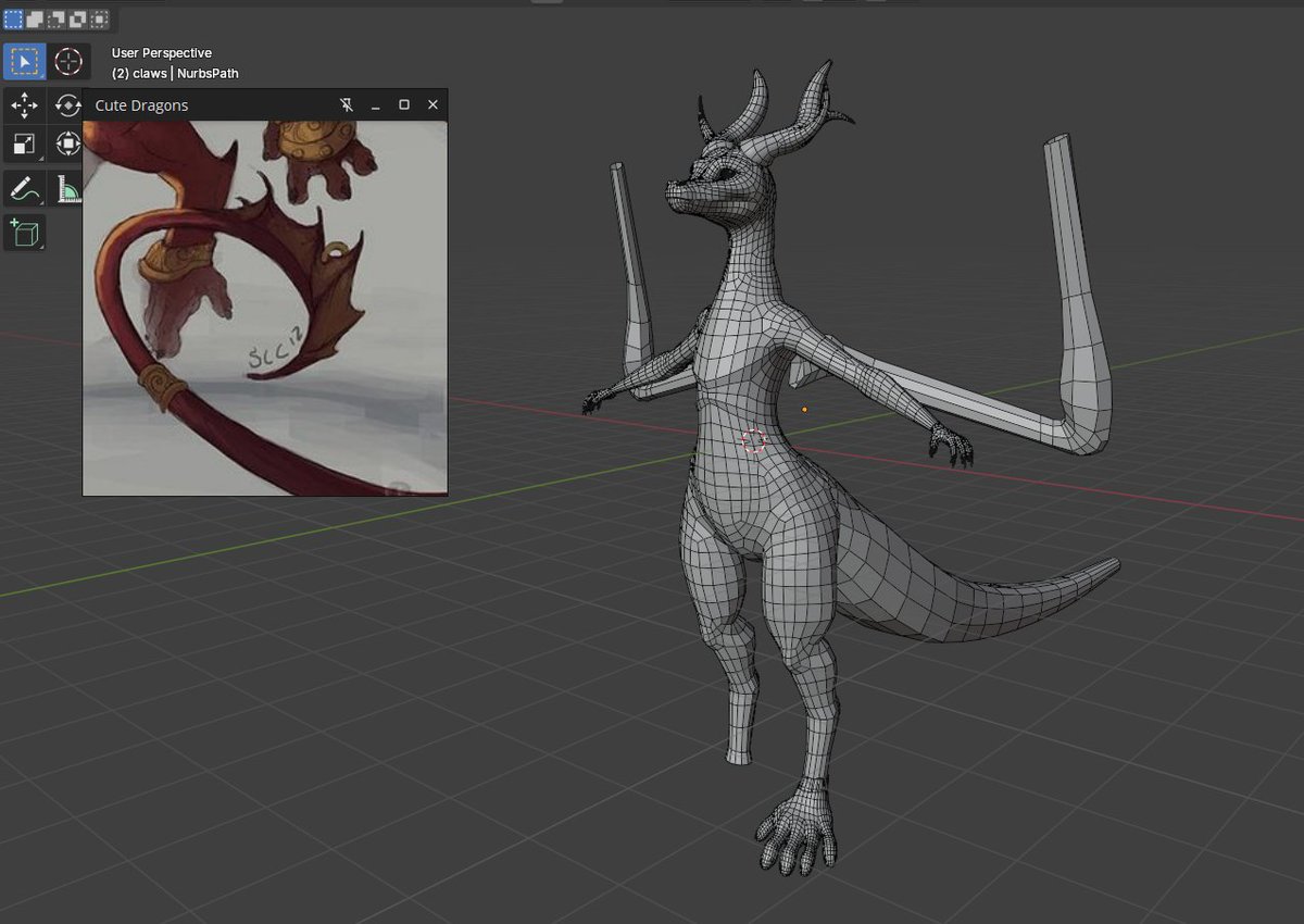 ignKiran's tweet photo. Working on this dragon in Blender using poly modeling! Recording the process and will share the creation journey once it's done. Stay tuned!
#Blender3D #PolyModeling #3DArt #DragonArt #CGI #DigitalSculpting https://t.co/tZj4Nauuqg