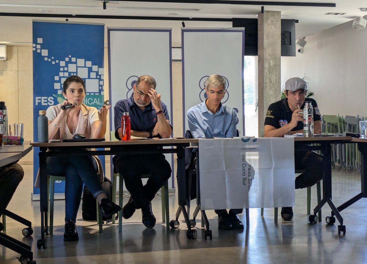 Hay muchas formas de construir integración regional pero solo c/actores sociales y en alianzas se avanza en una integración popular. Con <a href="/redes_at/">REDES - AT Uruguay</a> acompañamos reflexión de Coordinadora de Centrales Sindicales del Cono Sur convencidas de un nuevo internacionalismo interseccional