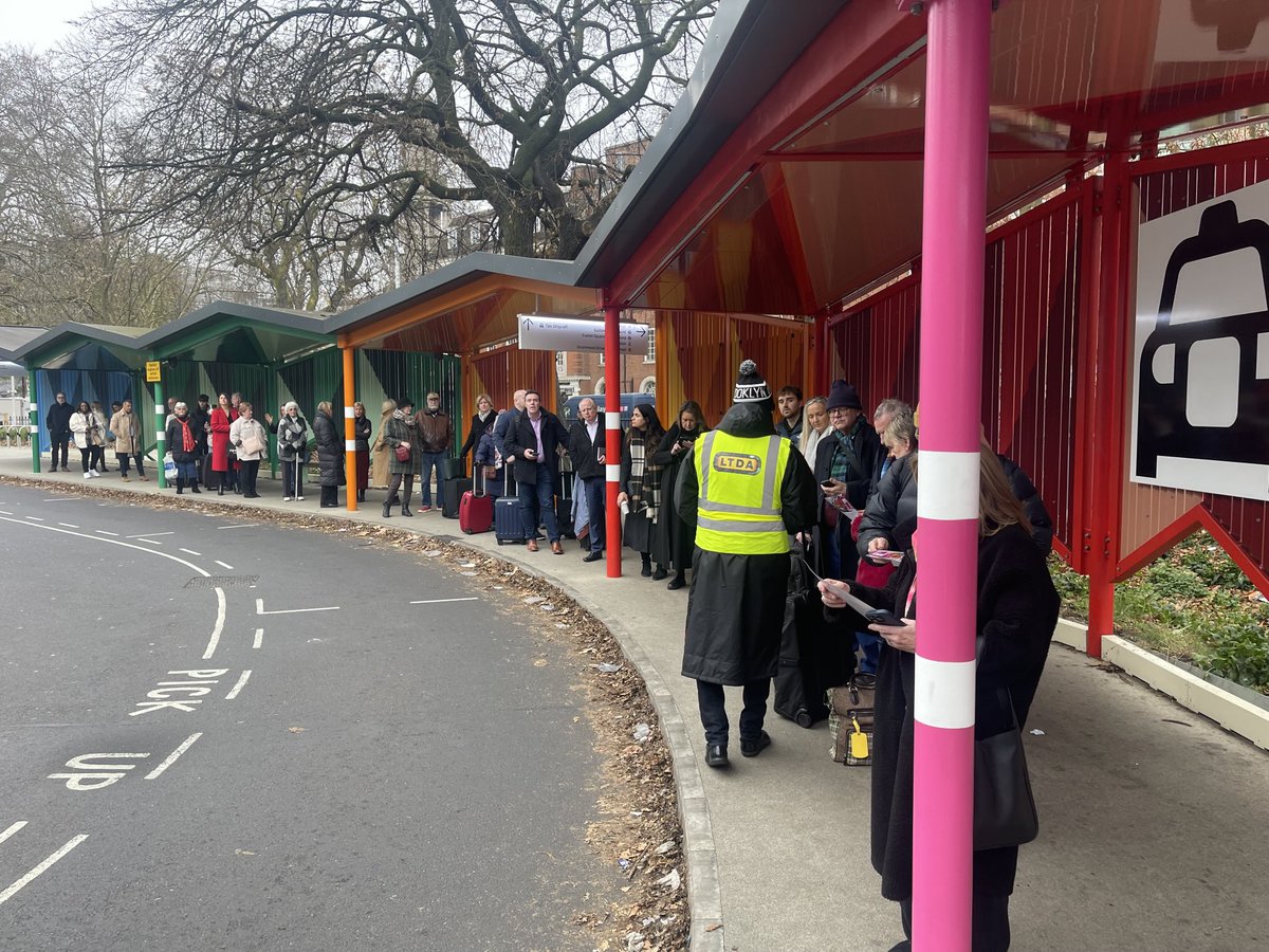 Euston Chaos! After months of talking to, emailing, meeting and trying to work with TfL, HS2, Camden and Network Rail, to no avail, Today we are advising passengers waiting in long queues for taxis, why they are waiting and who is to blame!