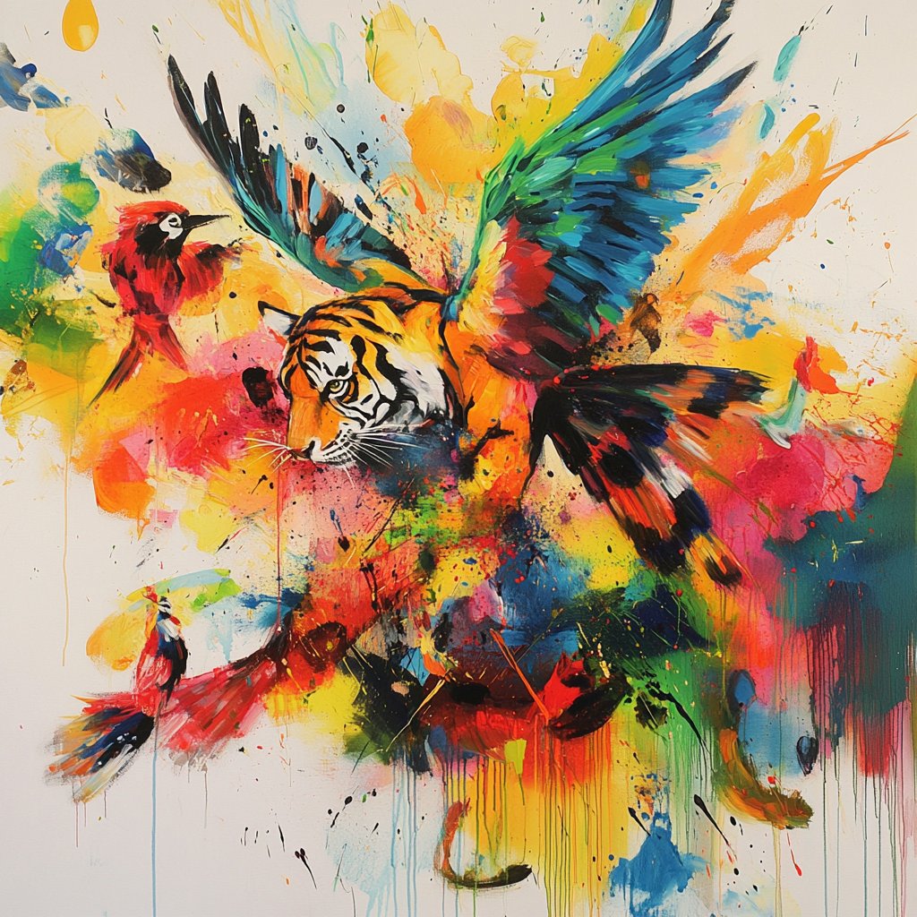 tsemistetstvo's tweet photo. Pollock’s Chaotic Jungle
#pollock #abstractart #chaoticart #jungleart #surrealart #digitalart #wildlifeart #expressionism #splatterart #modernart #creativeexpression #pollockinspired #animalart #abstractjungle #dynamicart https://t.co/Q6dIEWdQbz