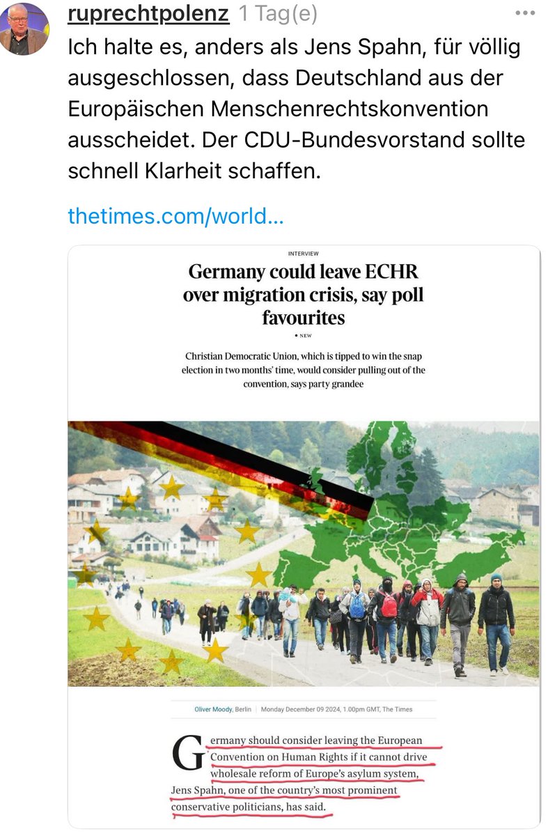 Ich gestalte hier mitverantwortlich den Wahlkampf des CDU-MdB. die Äußerungen von <a href="/jensspahn/">Jens Spahn</a> sind für mich absolut inakzeptabel. Eine solche Haltung, wäre sogar für mich ein Grund, die eigene Partei nicht zu wählen. <a href="/CDU/">CDU Deutschlands</a> #CDU