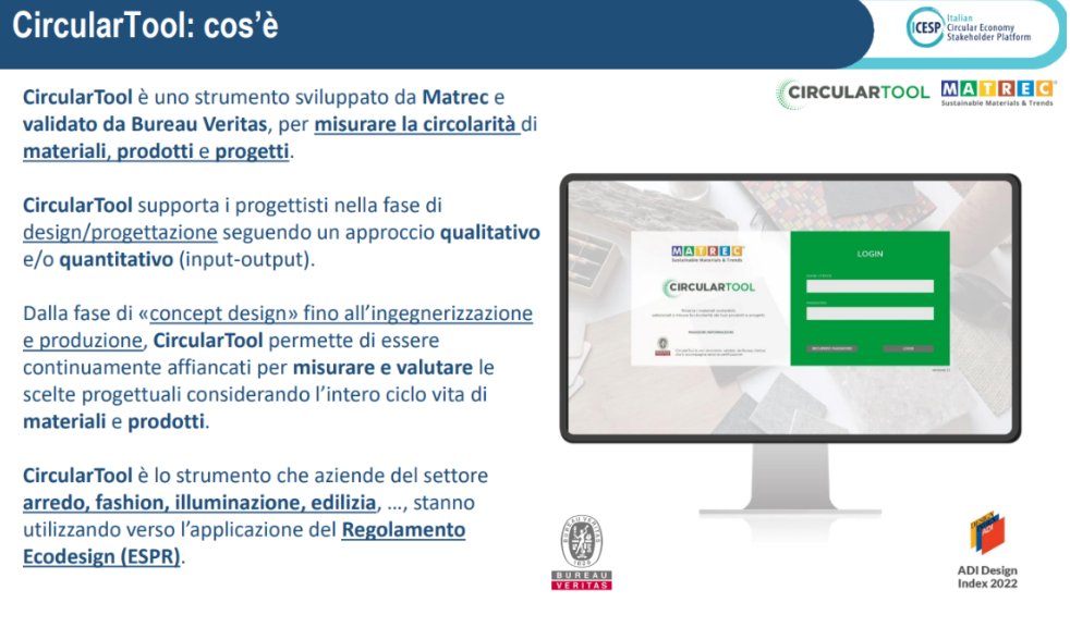 #CircularTool  si rivela un ottimo #supporto per le aziende verso l’#applicazione del #RegolamentoEcodesign. Integra requisiti sia #qualitativi che #quantitativi.  Marco Cappellini di #MATREC ad #ICESP2024