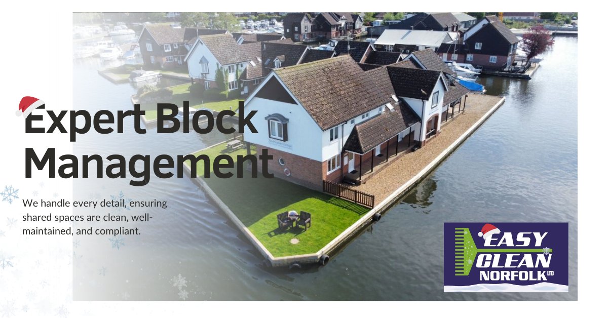 Easy_Clean_ECN's tweet photo. Expert Block Management with Easy Clean Norfolk .At Easy Clean Norfolk, we understand the importance of keeping residential blocks and commercial properties running smoothly. 

https://t.co/KI9VE1fyAH
#BlockManagement #EasyCleanNorfolk #PropertyManagement #NorfolkBusiness https://t.co/KNnfR7evlQ