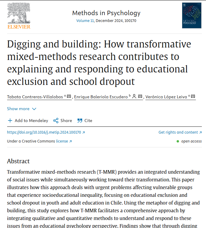 Pues ya se publicó! Aquí traigo un mini hilo presentando el trabajo en #MethodsInPsychology junto a <a href="/TabataContrera4/">Tabata Contreras</a> y <a href="/VeroLopezLeiva/">Verónica López Leiva</a>. Disponible aquí 👇🏽👇🏽 sciencedirect.com/science/articl…