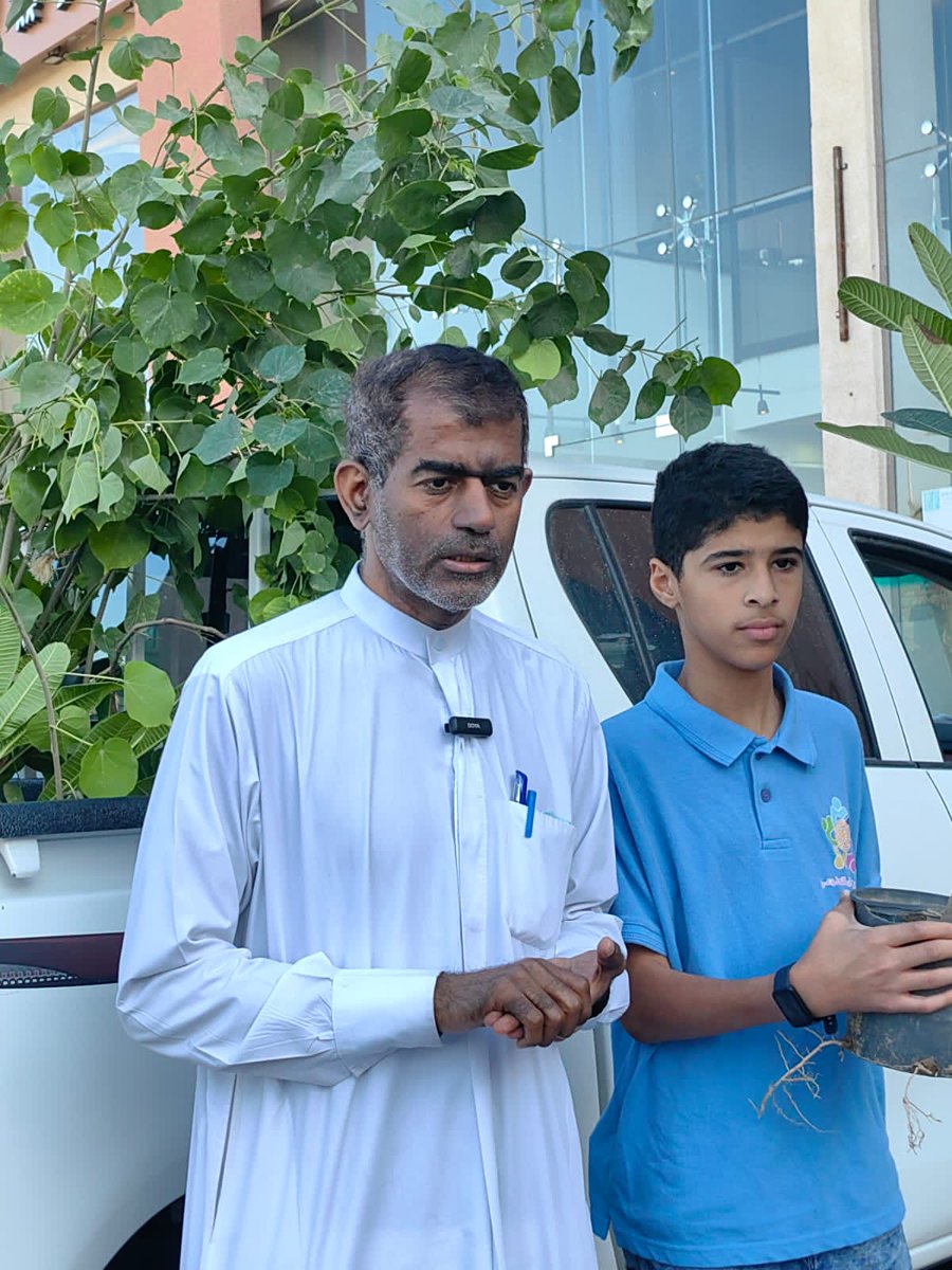 AlJbeilTeam's tweet photo. من وحي  المبادرة بيئتي حديقة غناء لهذا العام ٦-٦-١٤٤٦ https://t.co/hE1LVv4z93
