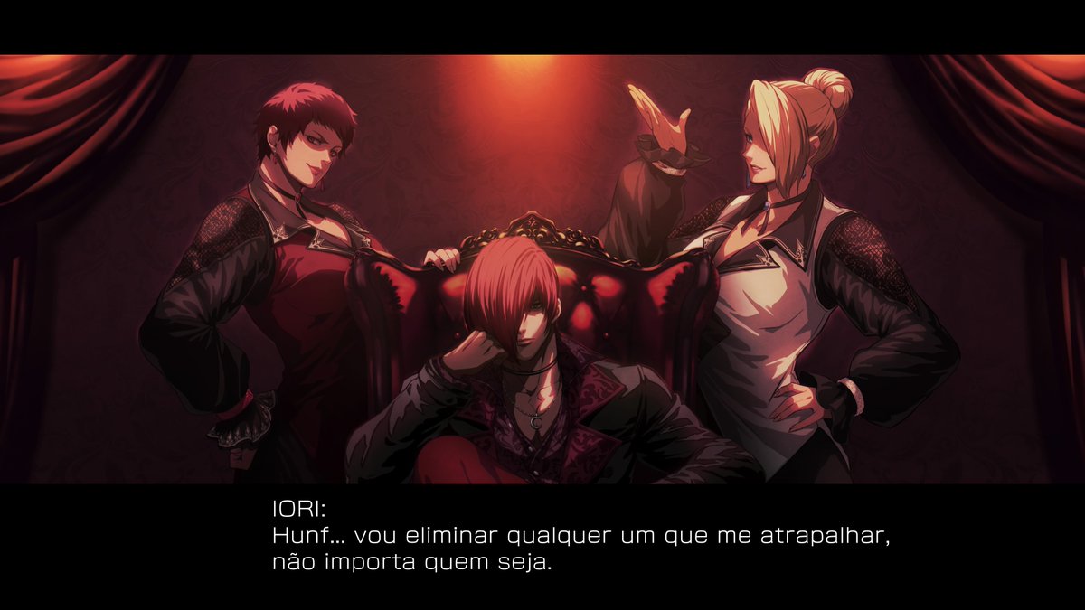 AhlexTerry's tweet photo. Termine The King of Fighters XV com Iori Yagami, Mature &amp; Vice e veja a cena especial do time "Futuro Tumultuoso"

#KOFXV #Iori #Mature #Vice #KOF15 #KOF #ShatterAllExpectations #SNK #TheKingoFighters #IoriYagami https://t.co/2OYY3pra2z