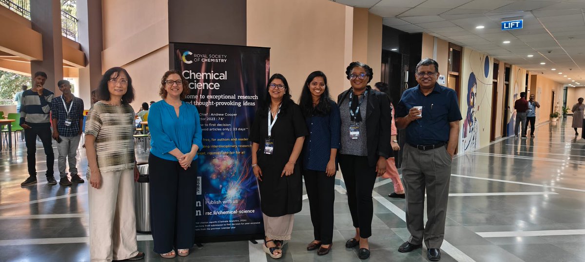 Malika Jeffries-EL (@chem_diva) on Twitter photo Thrilled to have shared my research at the <a href="/ChemicalScience/">Chemical Science</a> Leaders in the Field Symposium. The beautiful campus of IISER Thiruvandrum and the warm hospitality of the students and faculty made this a truly memorable experience.
#chemicalscience #research #conference #india Thrilled to have shared my research at the <a href="/ChemicalScience/">Chemical Science</a> Leaders in the Field Symposium. The beautiful campus of IISER Thiruvandrum and the warm hospitality of the students and faculty made this a truly memorable experience.
#chemicalscience #research #conference #india