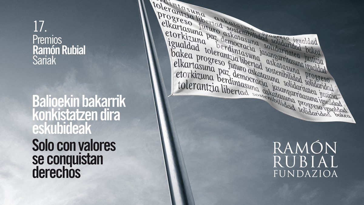 🏳️Premios RAMÓN RUBIAL Sariak

Ceremonia de entrega de la XVII Edición de los Premios Ramón Rubial

Día: Sábado, 14 de diciembre
Hora: 12:00
Lugar: Cámara de Comercio de Gipuzkoa
Avda. de Tolosa, 75 - Donostia-San Sebastián