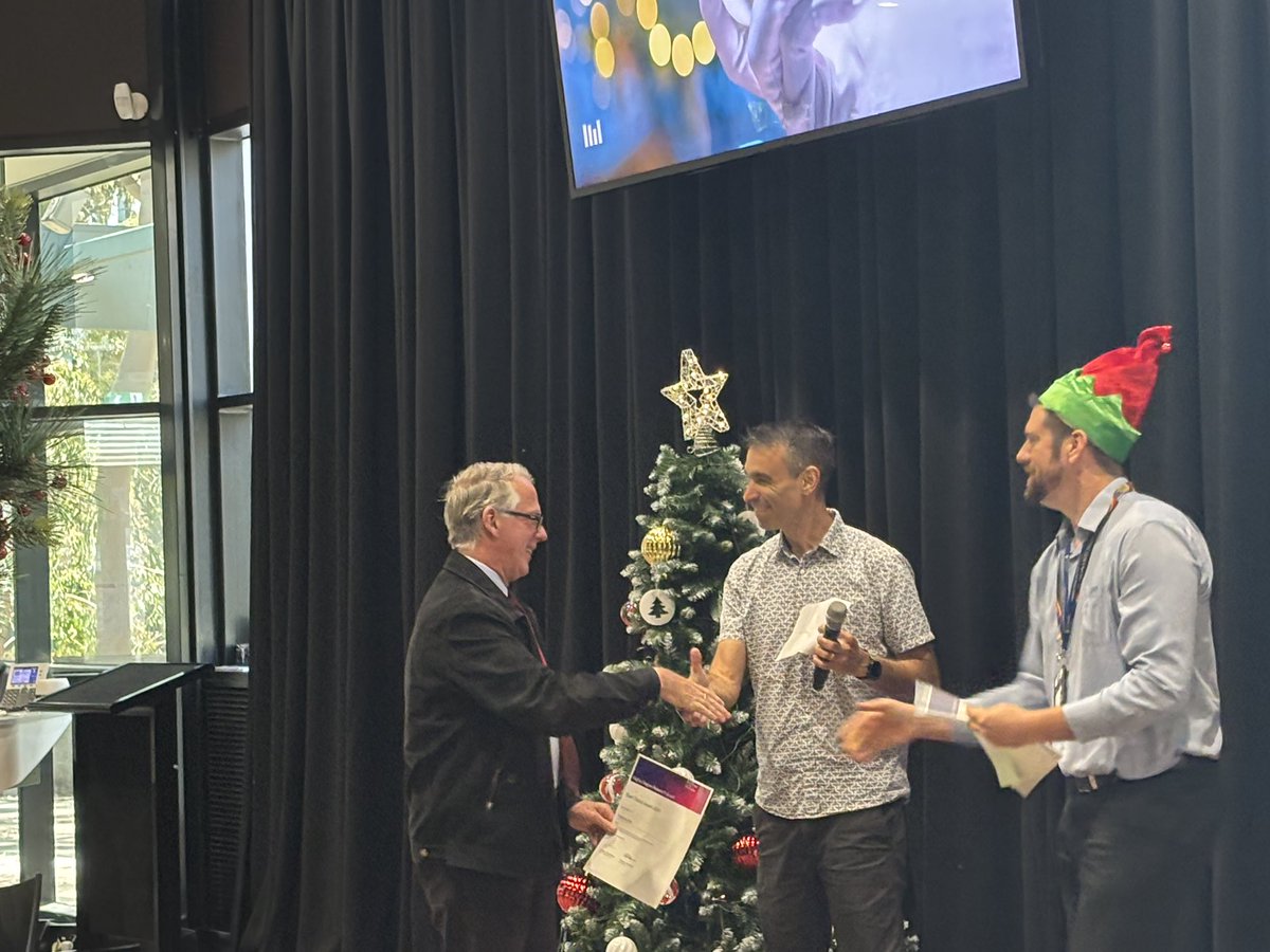 Keith Hill (@keith_hill_rail) on Twitter photo Pleased to accept School best PhD award for 2023 as primary supervisor for <a href="/Yulisna_Mutia/">Yulisna Mutia Sari</a> -now working <a href="/MonashIndonesia/">Monash Indonesia</a>. Great achievement Yulisna, thanks cosupervisors <a href="/DrElissaBurton/">Elissa Burton (also on Bluesky & LinkedIn)</a> <a href="/Physio_lee/">Angel (Den-Ching)Lee</a> & <a href="/AislinnLalor/">Aislinn Lalor</a> <a href="/RAILMonash/">Monash RAIL Research Centre</a> Pleased to accept School best PhD award for 2023 as primary supervisor for <a href="/Yulisna_Mutia/">Yulisna Mutia Sari</a> -now working <a href="/MonashIndonesia/">Monash Indonesia</a>. Great achievement Yulisna, thanks cosupervisors <a href="/DrElissaBurton/">Elissa Burton (also on Bluesky & LinkedIn)</a> <a href="/Physio_lee/">Angel (Den-Ching)Lee</a> & <a href="/AislinnLalor/">Aislinn Lalor</a> <a href="/RAILMonash/">Monash RAIL Research Centre</a>