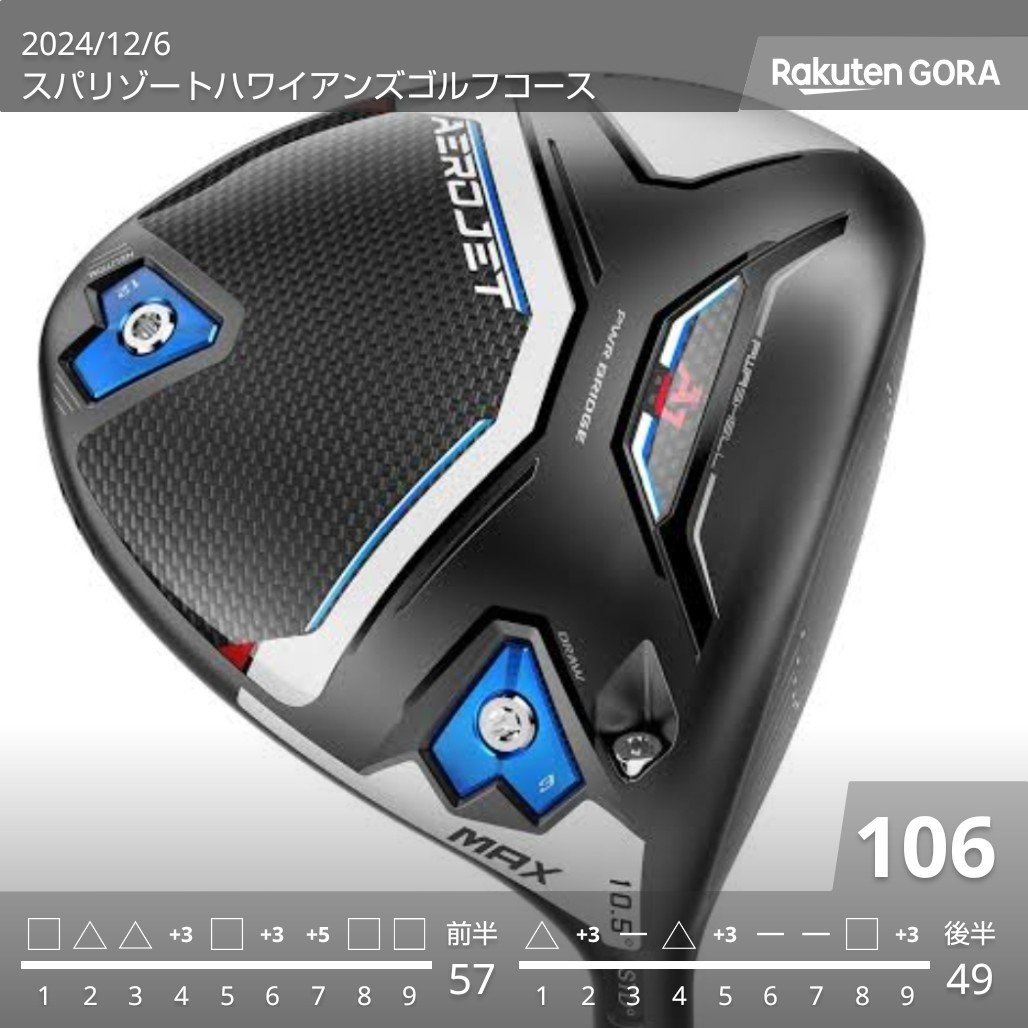 MasakiBlueSky's tweet photo. 2カ月振り今年最後のラウンドはスパリゾートハワイアンズゴルフコースで。クラブをオールコブラに変えて初のラウンドでした。
数年振りのチップインパーもありましたが、好不調の激しいゴルフでした😅
来年は2月にラウンドする予定です☺️ https://t.co/5o4XPkLABi
