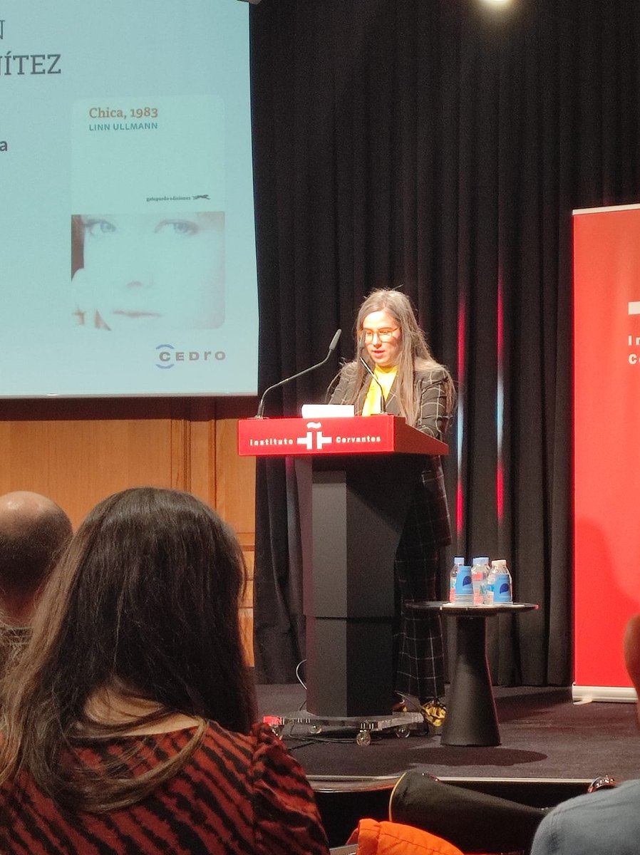 Qué alegría fue ver ayer a <a href="/anaflesh/">Ana Flecha Marco</a> recibiendo el #premioEstherBenítez de <a href="/acetraductores/">ACE Traductores</a>. #XIXEstherBenítez

¡Menudo orgullo de amiga y compañera!❤️