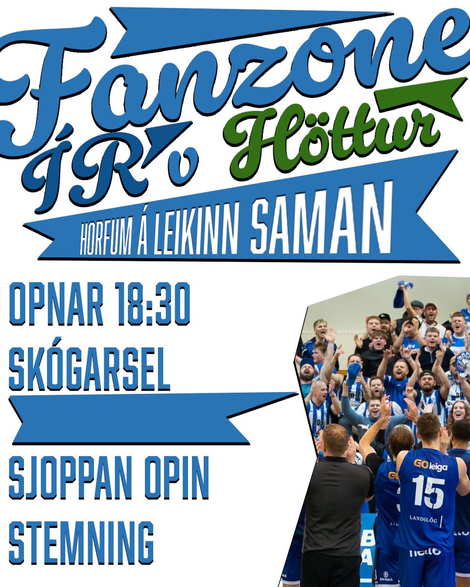 Horfum á leikinn saman!🏠

Í kvöld ætla stuðningsmenn að hittast í fan zone okkar ÍR-inga í Skógarselinu og horfa saman á Höttur - ÍR⛹️‍♂️

Leikurinn byrjar 19:15 en fan zone opnar á slaginu 18:30. Rífandi stemning, píla og sjoppan galopin🍻

Sjáumst í kvöld!🤍💙